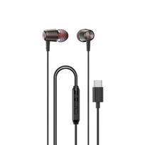 Dudao X1PROT In-Ear laidinės USB-C ausinės 1,2 m - juodos