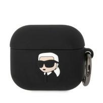 Karl Lagerfeld silikoninis dėklas AirPods 3 – juodas