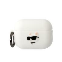 Karl Lagerfeld silikoninis dėklas AirPods Pro 2 – baltas