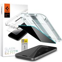 Spigen EZ Fit privatumo grūdintas stiklas iPhone 15 Plus