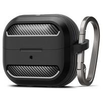 Spigen Rugged Armor dėklas Galaxy Buds 3/3 Pro – juodas