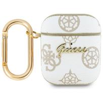 Guess dėklas AirPods 1/2 – baltas, 4G Hook