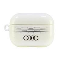 Audi IML geometrinio rašto dėklas AirPods Pro 2 – baltas