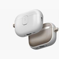 Uniq Clyde dėklas AirPods Pro 3 kart. – pilkai smėlinis