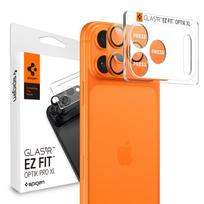 Spigen Optik Pro XL kameros stiklas iPhone 17 Pro Max – oranžinis