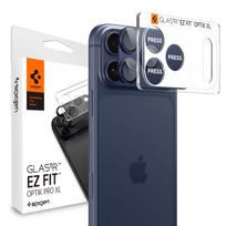 Spigen Optik Pro XL kameros stiklas iPhone 17 Pro Max – mėlynas