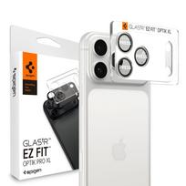 Spigen Optik Pro XL kameros stiklas iPhone 17 Pro Max – sidabrinis