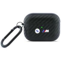 BMW Carbon Metal Lo__X3__o dėklas, skirtas AirPods Pro 3 - Black