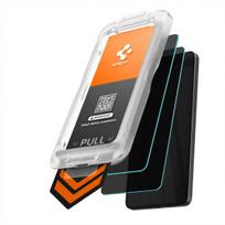 „Spigen Glas.Tr Ez Fit Pro HD Privacy Glass“ 2-pack skirtas Samsung Galaxy S26