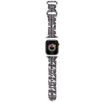 „Hello Kitty“ silikoninės galvutės ir juostelių dirželis, skirtas „Apple Watch“ 38/40/41 mm – juodas