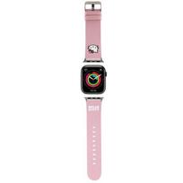 Hello Kitty Kitty galvos dirželis, skirtas Apple Watch 38/40/41mm – rožinis