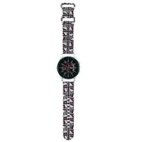 Hello Kitty silikoninės galvutės ir juostelės universalios 22 mm - juodos
