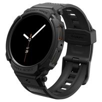 „Spigen Rugged Armor Pro“ dirželis, skirtas Samsung Galaxy Watch 8 40 mm – matinė juoda