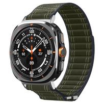 Spigen WBF0 dirželis, skirtas Samsung Galaxy Watch Ultra 47mm – žalias