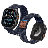 Spigen WBF0 dirželis, skirtas Apple Watch 44/45/46/49 mm – tamsiai mėlynas