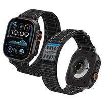 Spigen WBF0 dirželis, skirtas Apple Watch 44/45/46/49 mm – juodas