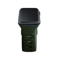 3mk silikoninis laikrodžio dirželis, skirtas Apple Watch 38 / 40 / 41 mm - žalias