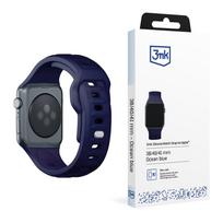3mk silikoninis laikrodžio dirželis, skirtas Apple Watch 38 / 40 / 41 mm - mėlynas