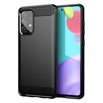 Carbon Case TPU dėklas Samsung Galaxy A72 4G – juodas