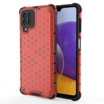 Honeycomb dėklas Samsung Galaxy A22 4G – raudonas