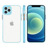 Milky Case silikoninis pusiau skaidrus dėklas Galaxy S21+ – mėlynas