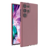 TPU dėklas Samsung Galaxy S22 Ultra – šviesiai rožinis