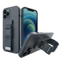 Rope Case dėklas su dirželiu Galaxy S21 FE – mėlynas