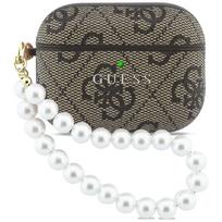 Guess 4G Pearl Strap dėklas AirPods Pro 3 - rudas