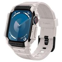 Spigen Rugged Armor "Pro" dirželis Apple Watch 10 (46MM) - Smėlio spalvos