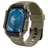Spigen Rugged Armor "Pro" dirželis Apple Watch 10 (46MM) - Žalias