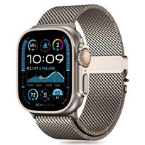 Tech-Protect Milano dirželis Apple Watch 6 / 7 / 8 / 9 / 10 / SE / Ultra 1 / 2 (44 / 45 / 46 / 49 MM) - titano spalvos