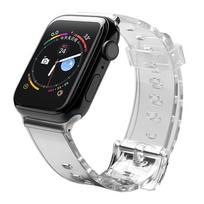 Silikoninis dirželis Strap Light skirtas Apple Watch 38 / 40 mm - Juodas