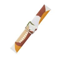 Strap Moro skirtas Samsung Galaxy Watch 40 / 41 / 42 / 43 / 44 mm silikoninis apyrankės laikrodžio dirželis - raštas 4