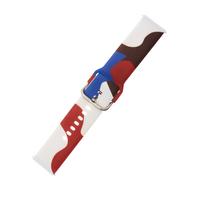 Strap Moro, skirtas Samsung Galaxy Watch 40 / 41 / 42 / 43 / 44 mm silikoninis apyrankės laikrodžio dirželis - 8 raštas
