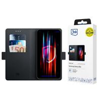 3mk piniginės dėklas, skirtas Samsung Galaxy A05s – juodas