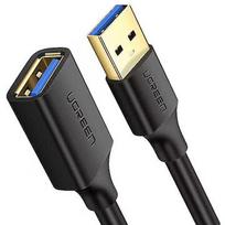Ugreen kabel przedłużacz przejściówka USB 3.0 (żeński)-USB 3.0 (męski) 1m (czarny) 10368B