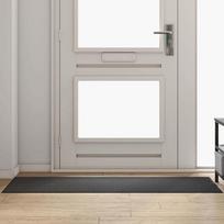 Durų kilimėlis Antracito ir juoda 60 x 180 cm 100% poliamidas