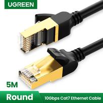 Kabelis F/FTP CAT7 su 2xRJ45 jungtimis 5m juodas NW107 UGREEN
