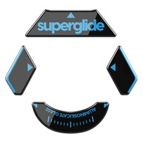 Superglide 1 (Type-S) Glass Skates Logitech G900 & G903 Black (Juodi) Pakaitiniai Mouse Feet