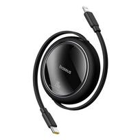 USB Kabelis Baseus Free2Pull USB-C į iP 20W 1m juodos spalvos
