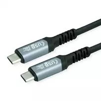 USB-C laidas VALUE 11.99.9087 USB4 Gen 2x2 2 m juodas