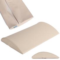 Pusiau apvali juosmens pagalvėlė 40x25x5, kieta, K101, smėlinė