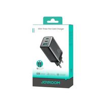 Joyroom JR-TG10 kelioninis GaN greitasis įkroviklis C+C+U, PD 65 W su Type-C į Type-C kabeliu (1,2 m), juodas