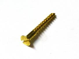 100 Vnt. Mini Medvaržčiai Din 97 Žalvariniai 2x8 mm