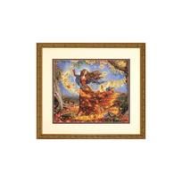 Rudens fėja (35 x 30 cm) - DIMENSIONS siuvinėjimo kryželiu rinkinys