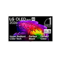 LG OLED 4K AI G6 TV | OLED77G61LW | 77 | Smart TV | webOS | UHD | Black