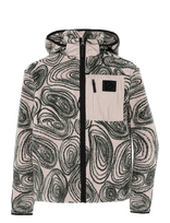 Didriksons - Joule Kids' Printed Full-Zip - Flisinė striukė - Smėlio