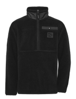 Didriksons - Joule Kids' Half-Zip - Flisinė striukė - Juoda