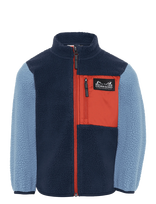 Didriksons - Anten Kids' Full-Zip - Flisinė striukė - Tamsiai mėlyna