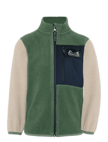 Didriksons - Anten Kids' Full-Zip - Flisinė striukė - Žalia